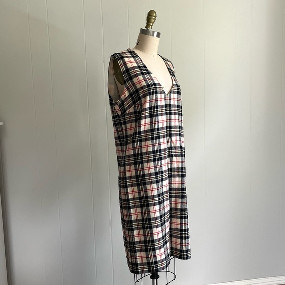 Vintage Pendleton 100% Wool Dress Size 16 Preppy Academia Grunge Mod Lined - Picture 6 of 15